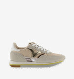 scarpa da donna sneakers colore beige 