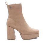 Ankle boot with bell heel