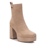 Ankle boot with bell heel