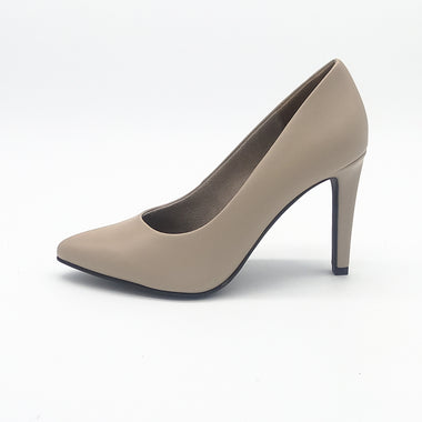 Single-color décolleté with 9.5cm heel