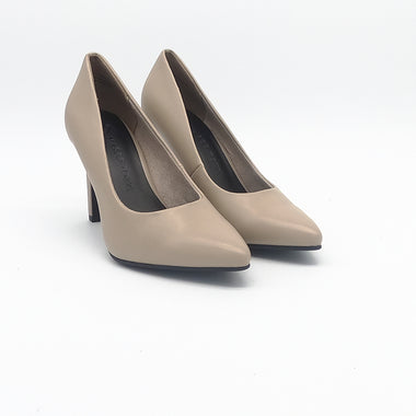 Single-color décolleté with 9.5cm heel