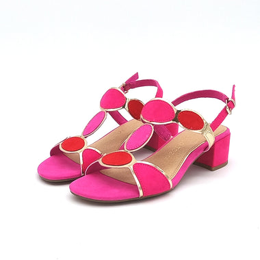 Multicolor bubble sandal