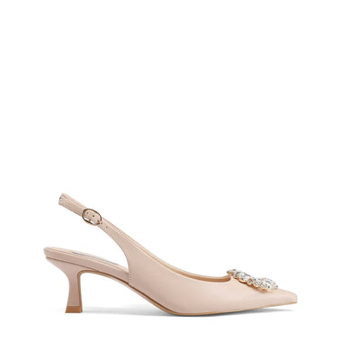 Decolleté Slingback con placca in punta