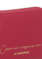 Mini portefeuille Olivia couleur cerise